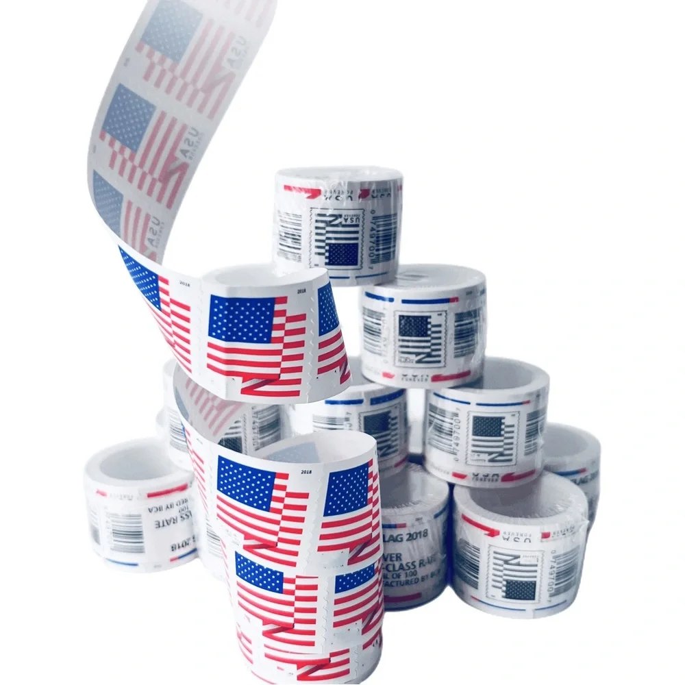 USPS 2018 National Flag Permanent Commemorative Stamps (500 pieces)
